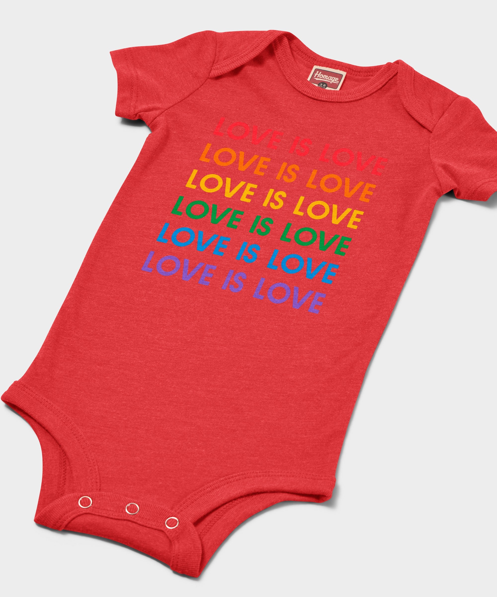 Love Is Love Rainbow Baby One Piece