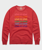 Love Is Love Rainbow Crewneck