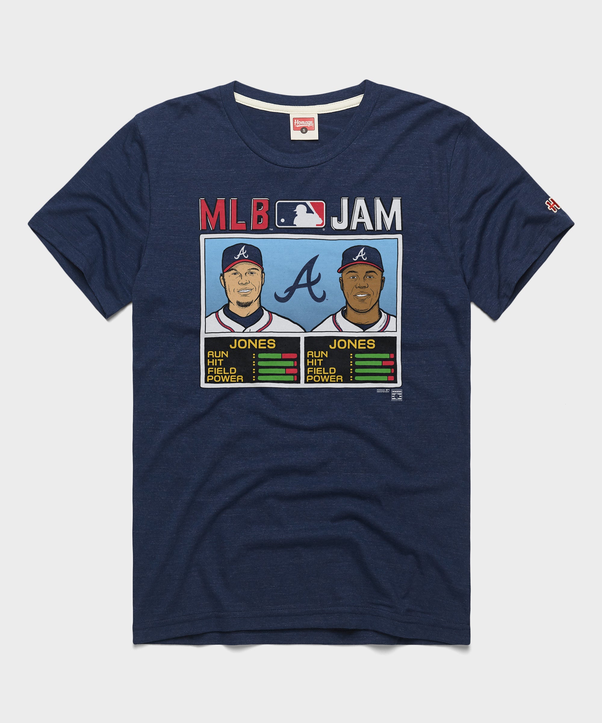 MLB Jam Braves Jones and Jones