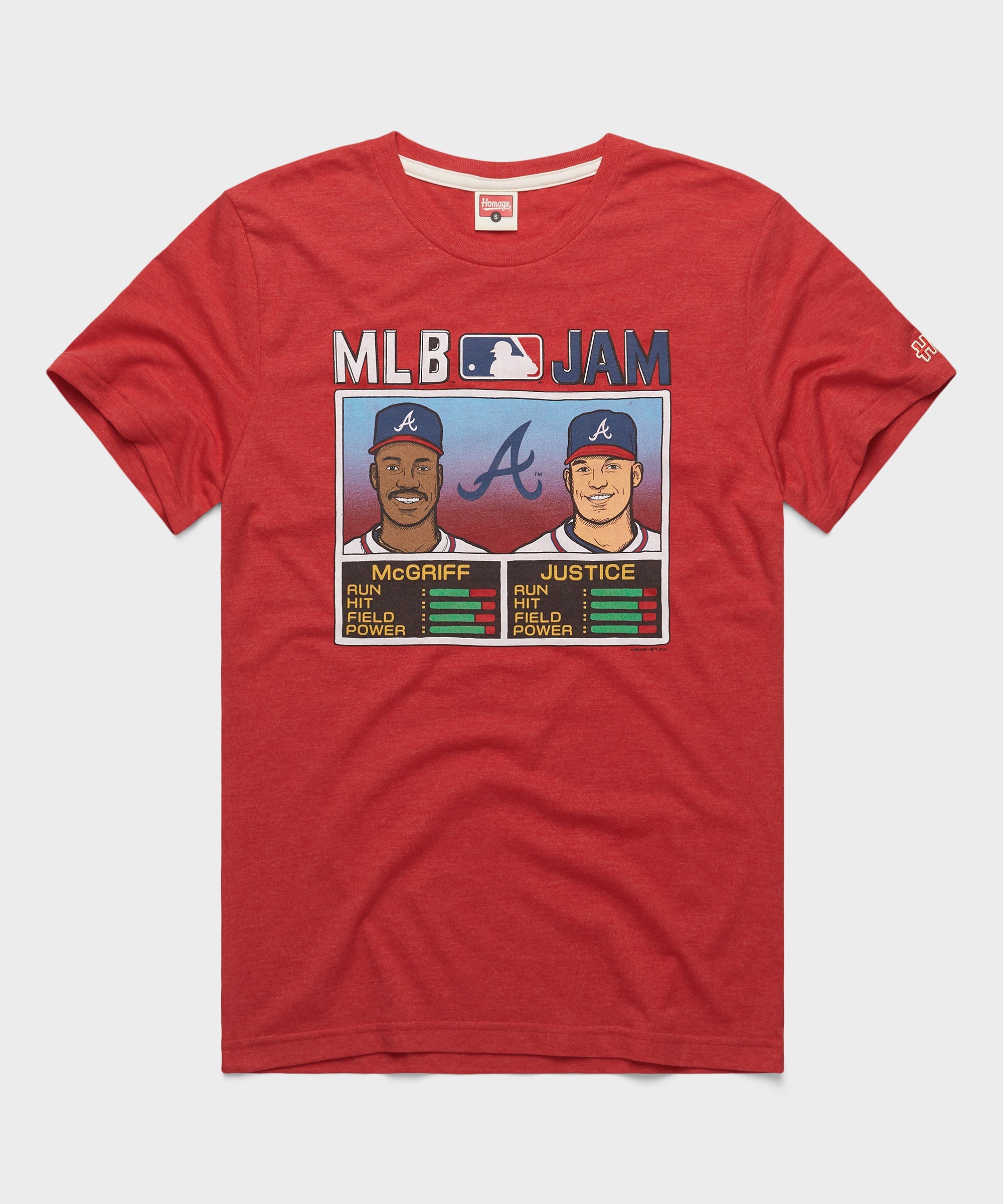 MLB Jam Braves McGriff and Justice