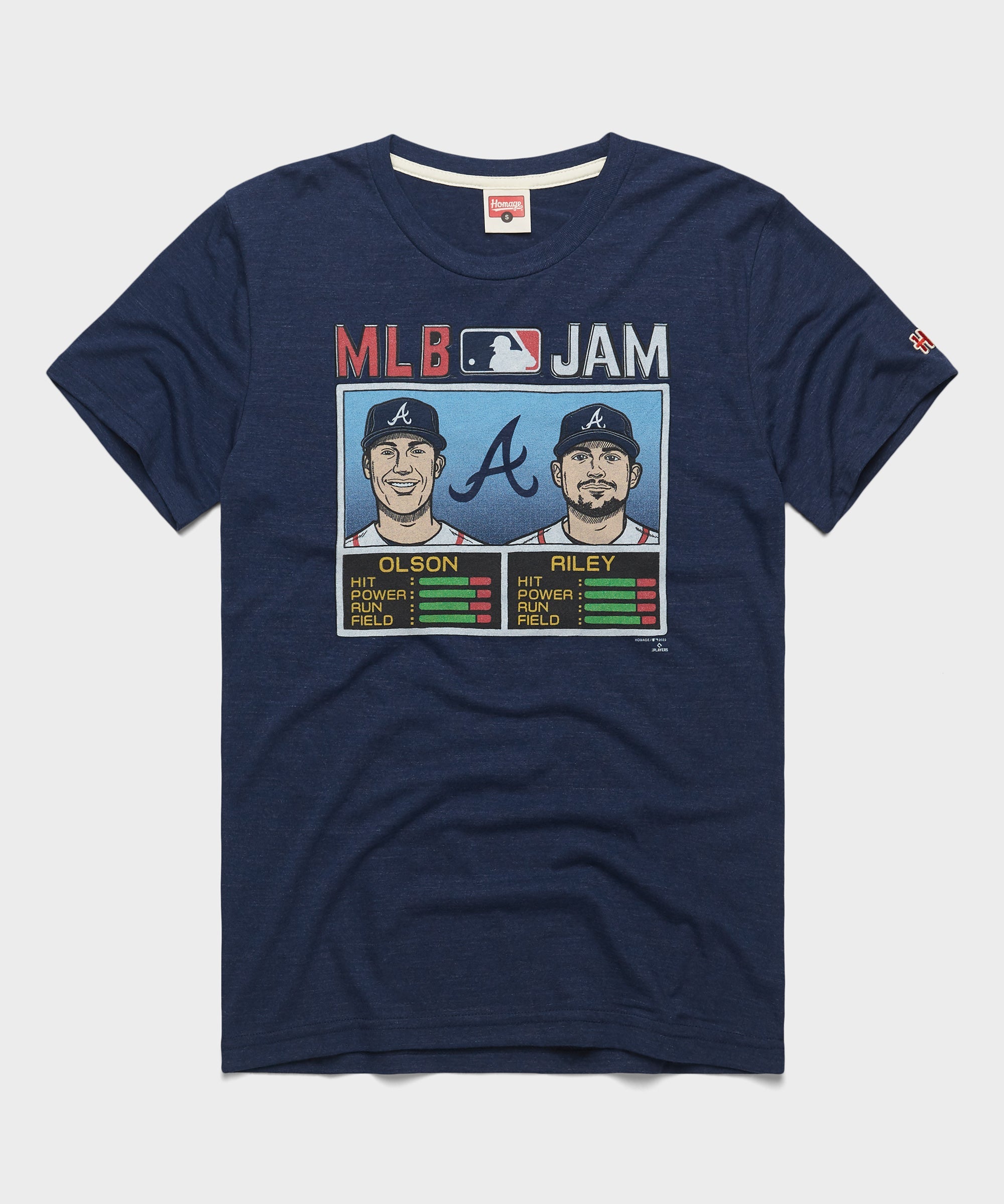 MLB Jam Braves Olson And Riley Navy