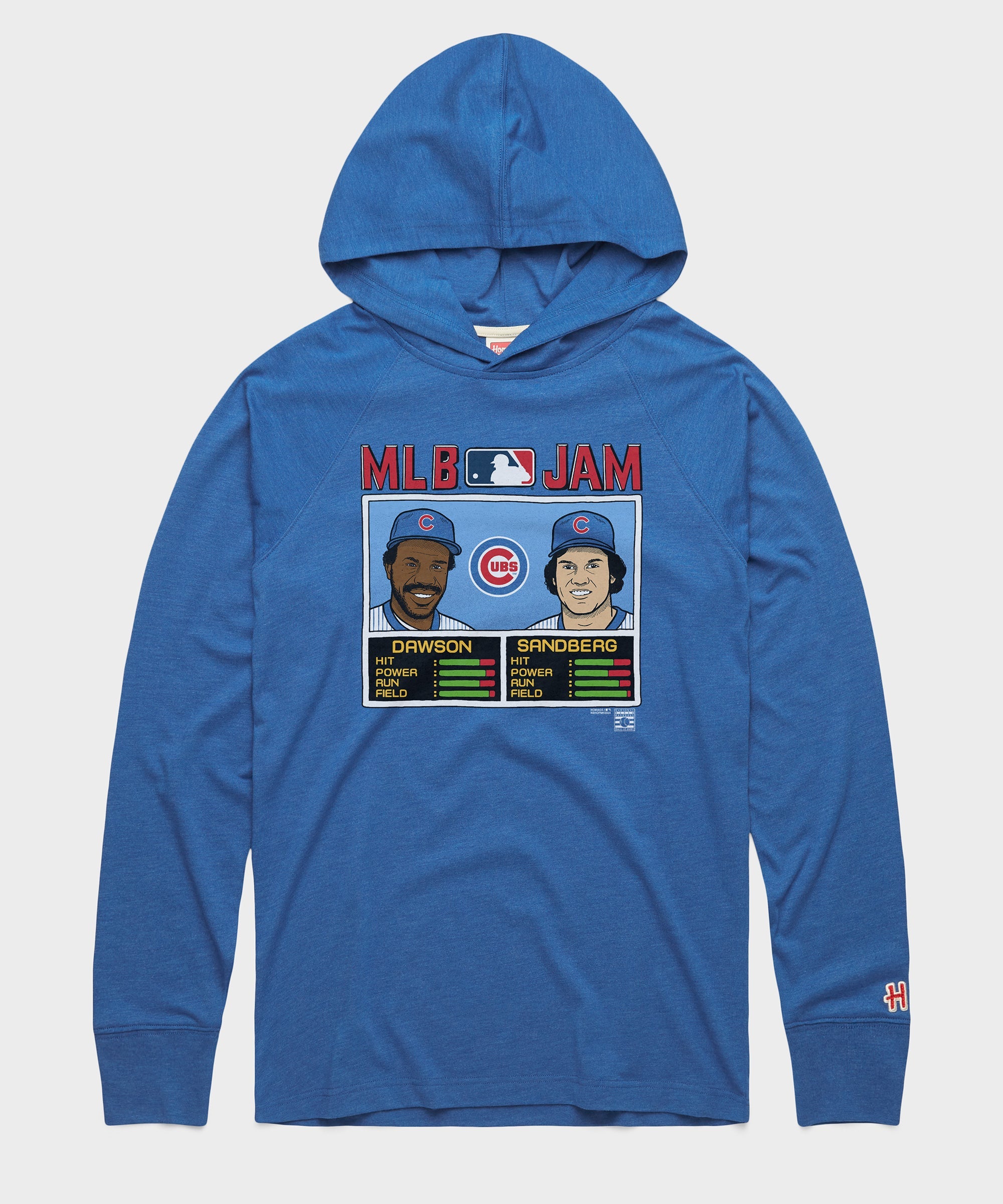 MLB Jam Cubs Dawson And Sandberg Lightweight Hoodie