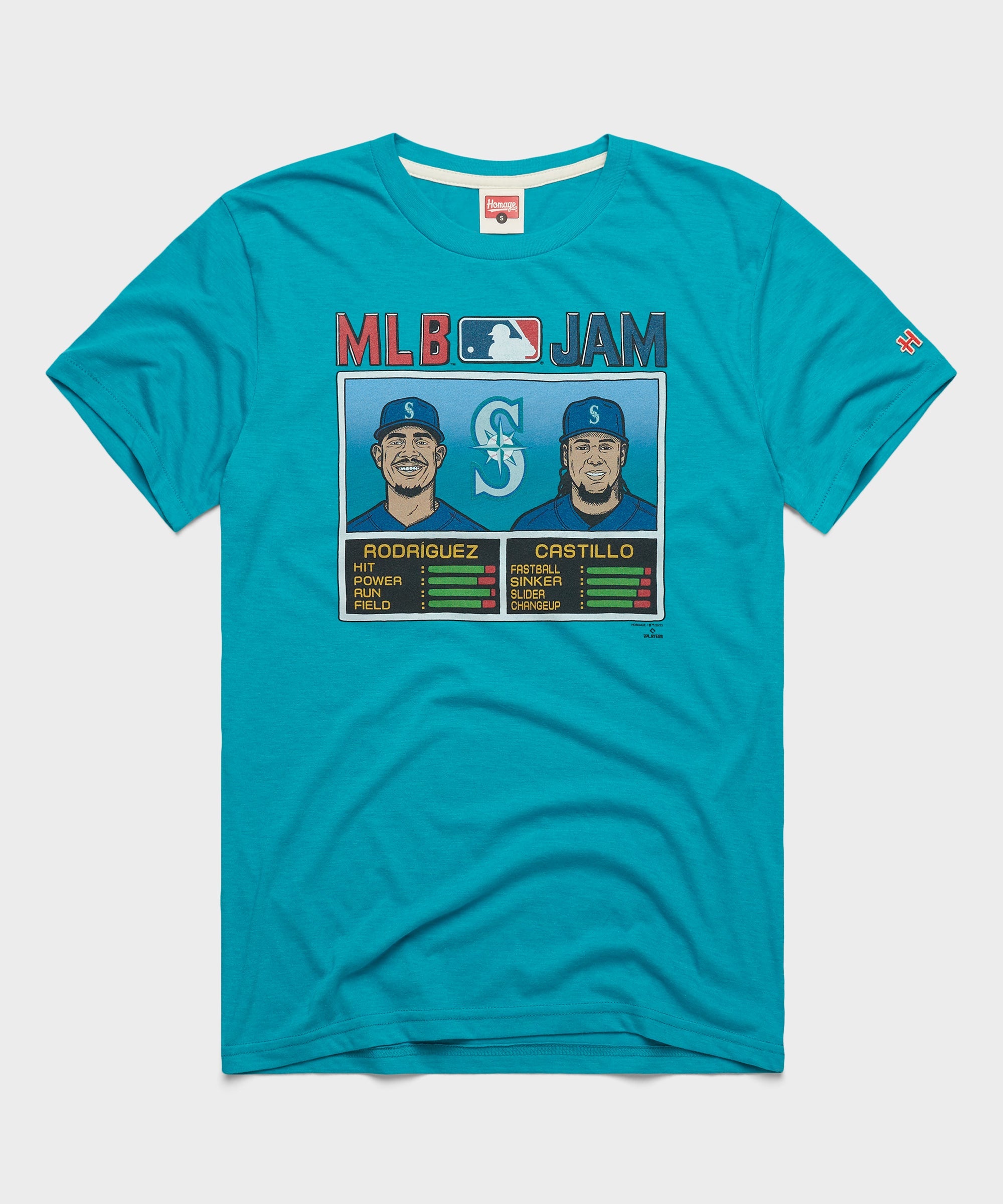 MLB Jam Mariners Rodriguez And Castillo Teal