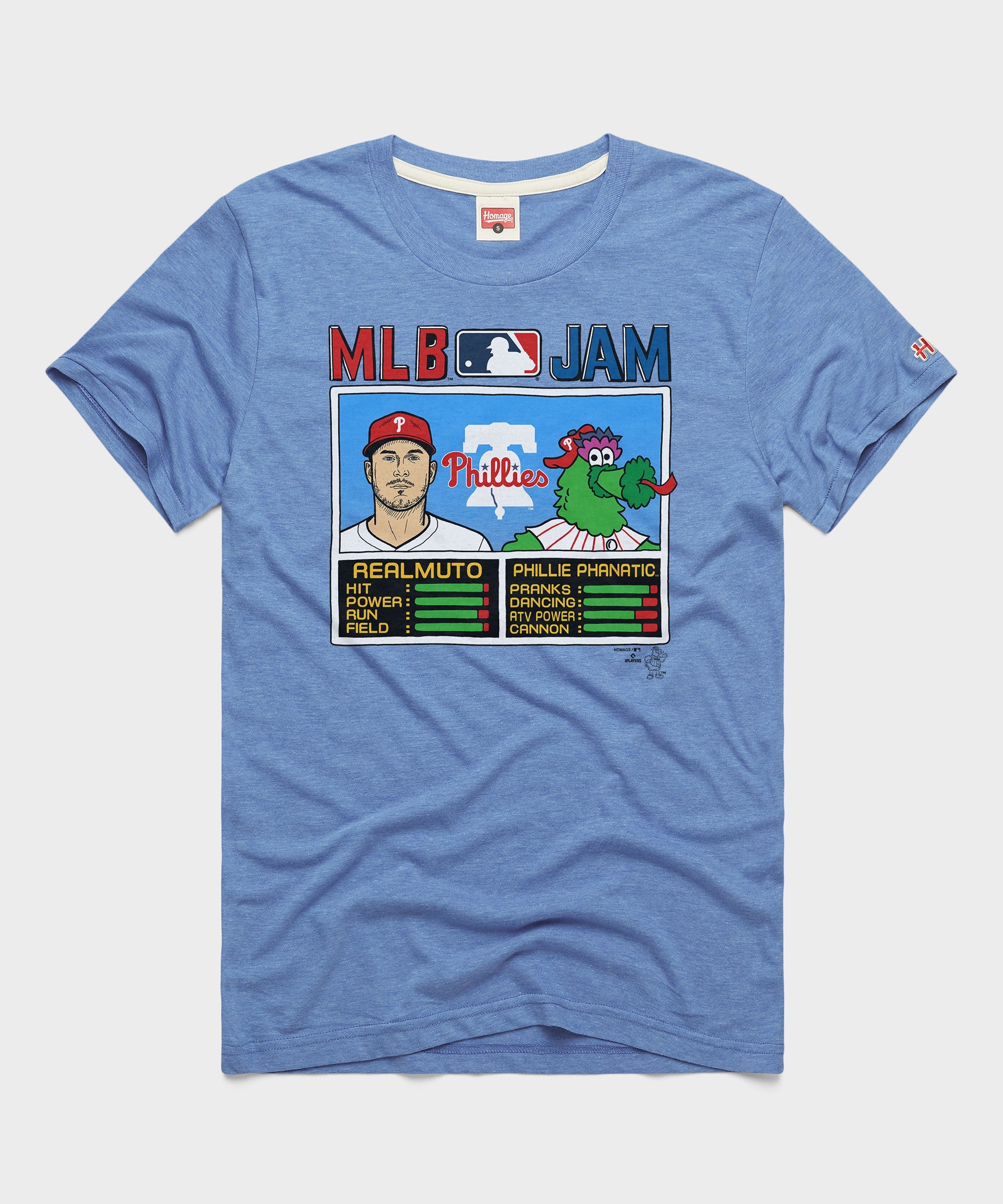 MLB Jam Phillies Realmuto And Phillie Phanatic Light Blue