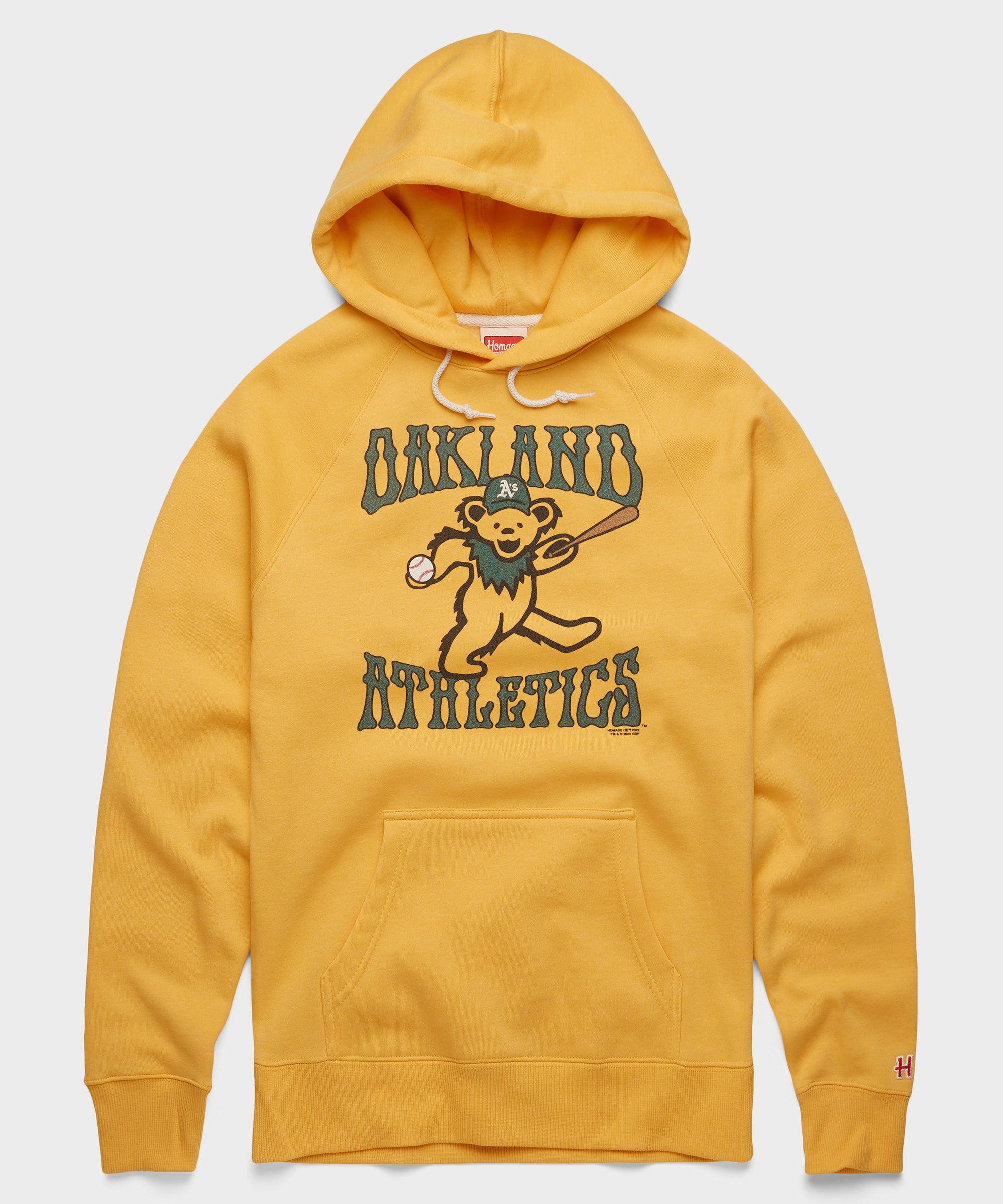 MLB x Grateful Dead x Athletics Hoodie Gold