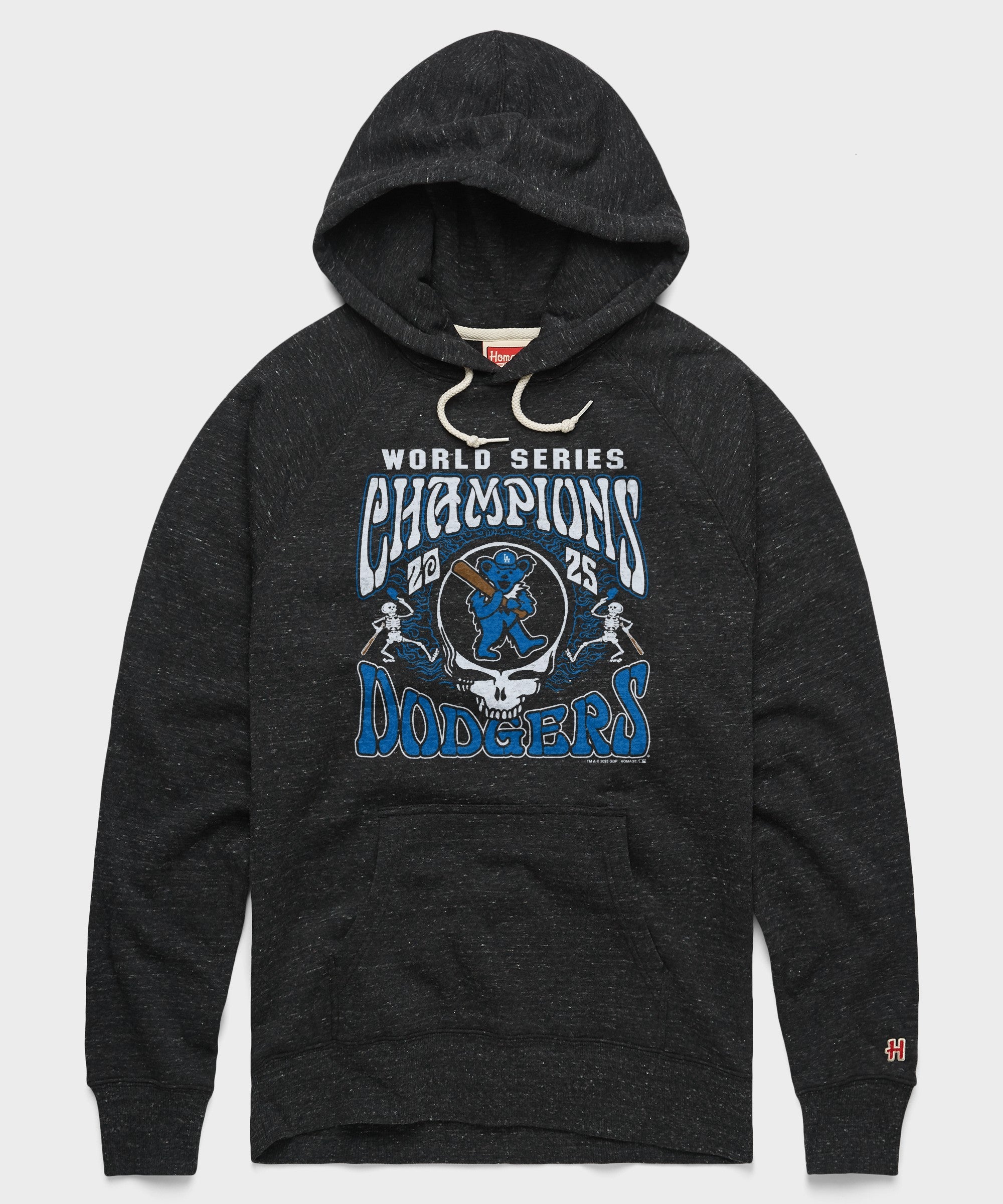MLB x Grateful Dead x Dodgers World Series Champions 2025 Hoodie