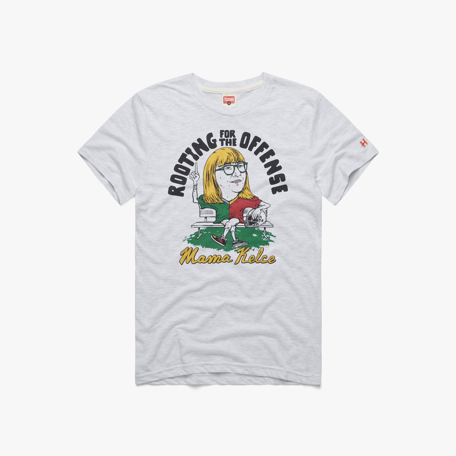Mama Kelce Rooting For The Offense | Donna Kelce T-Shirt – HOMAGE
