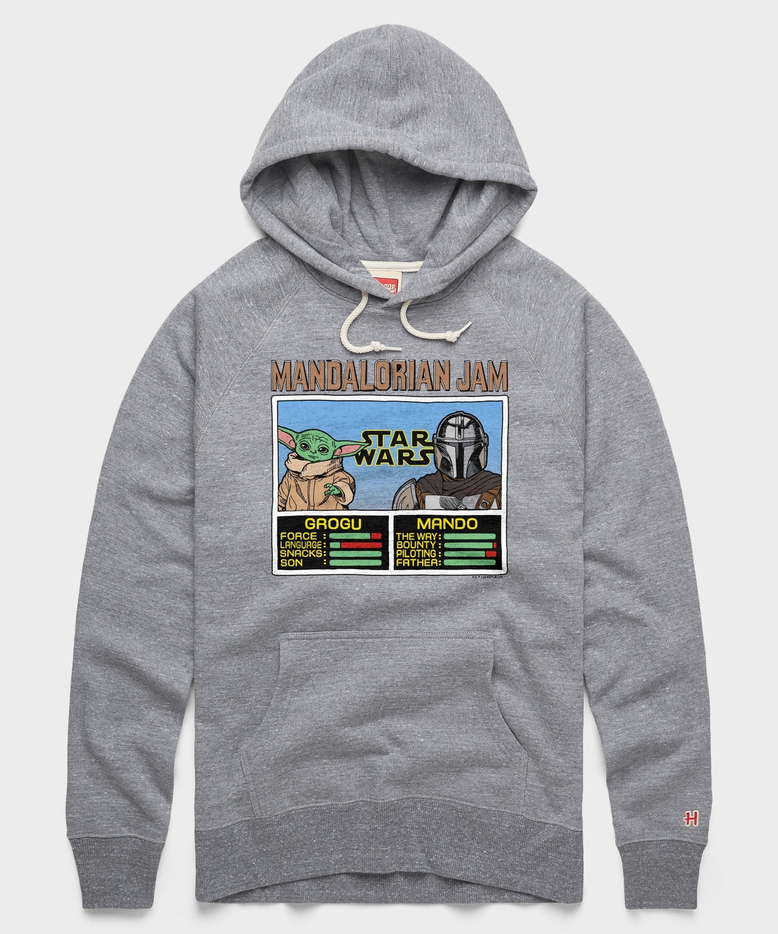 Mandalorian Jam Grogu And Mando Hoodie