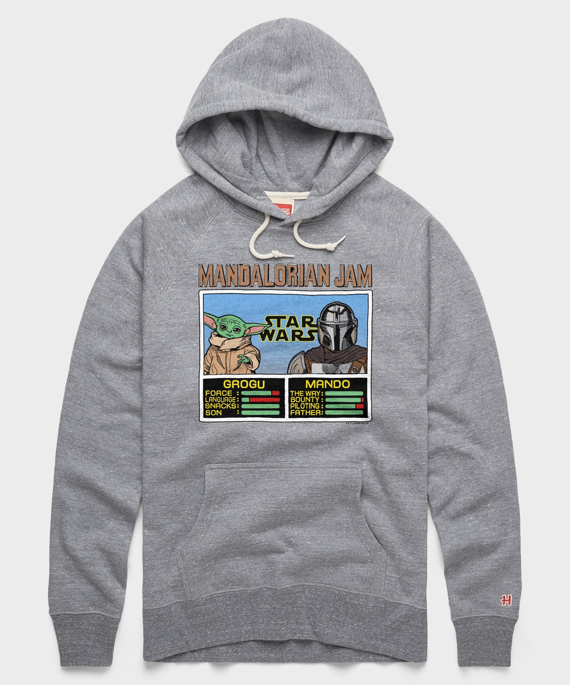Mandalorian Jam Grogu And Mando Hoodie
