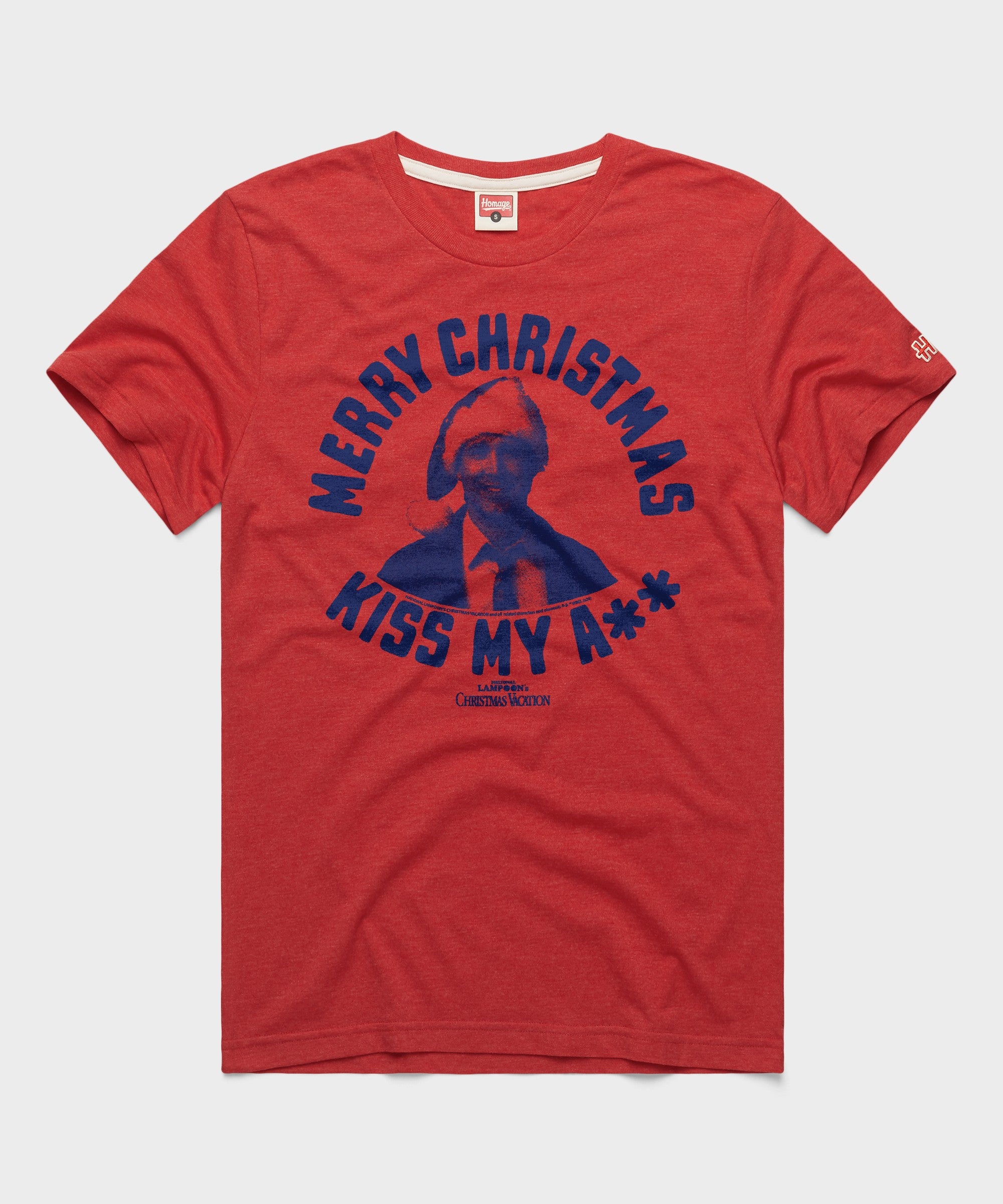 Merry Christmas Kiss My Ass | Retro Holiday Movie T-Shirt – HOMAGE