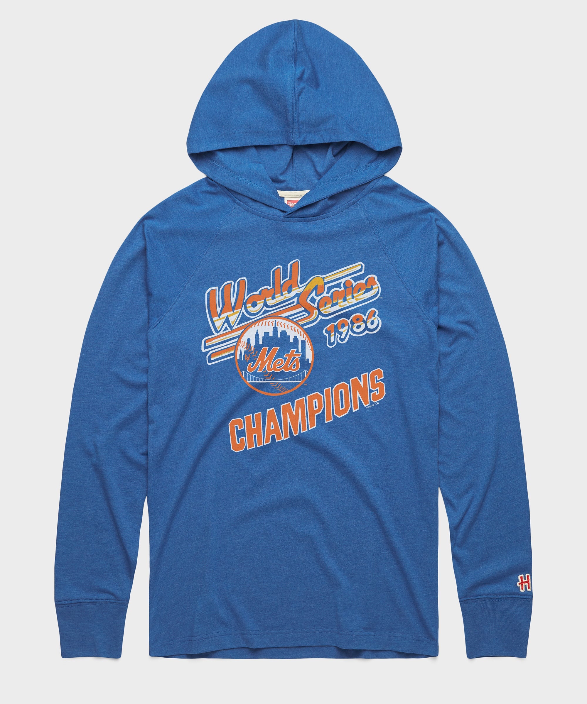 Mets World Series Champs 1986 Lightweight Hoodie