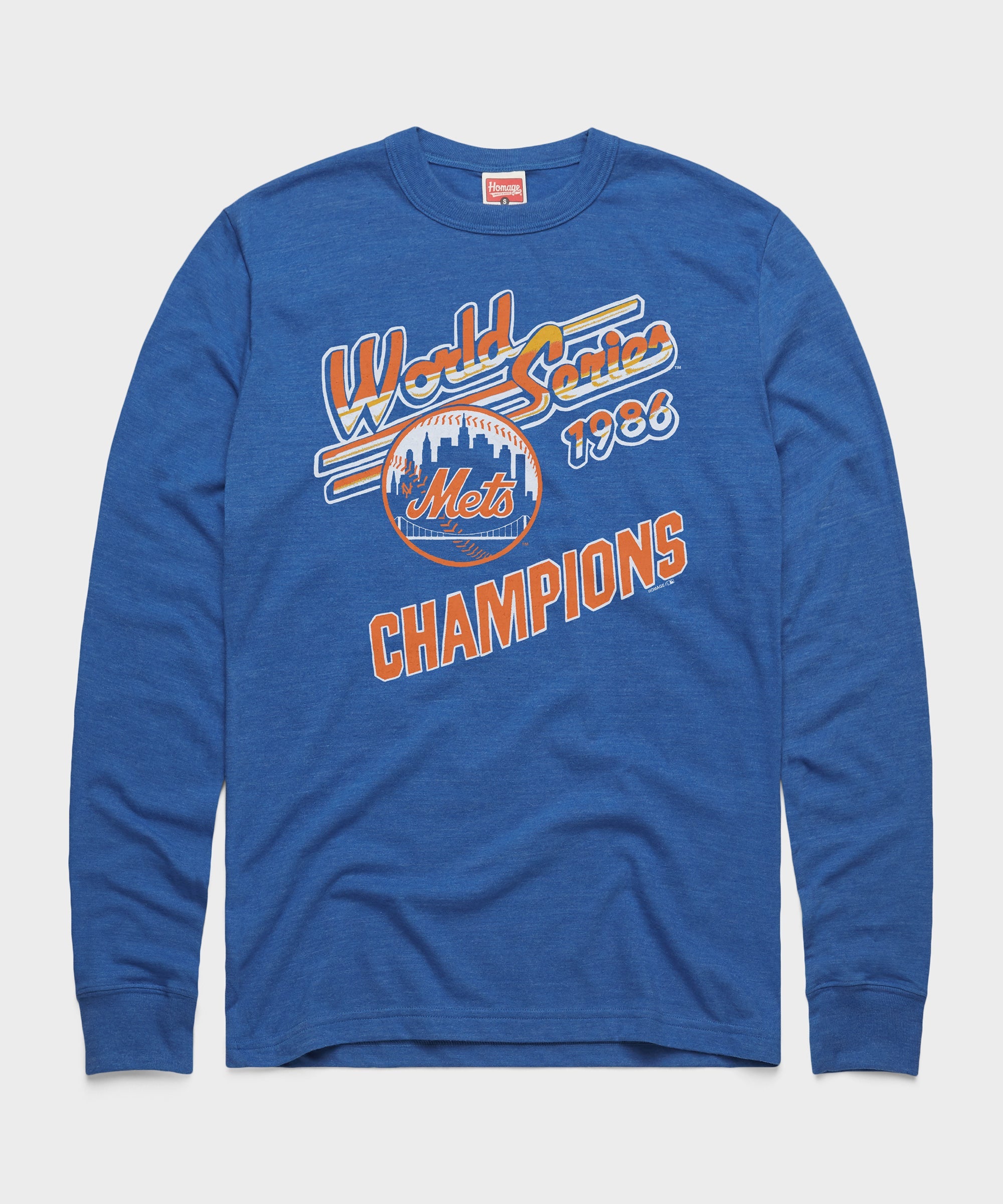Mets World Series Champs 1986 Long Sleeve Tee