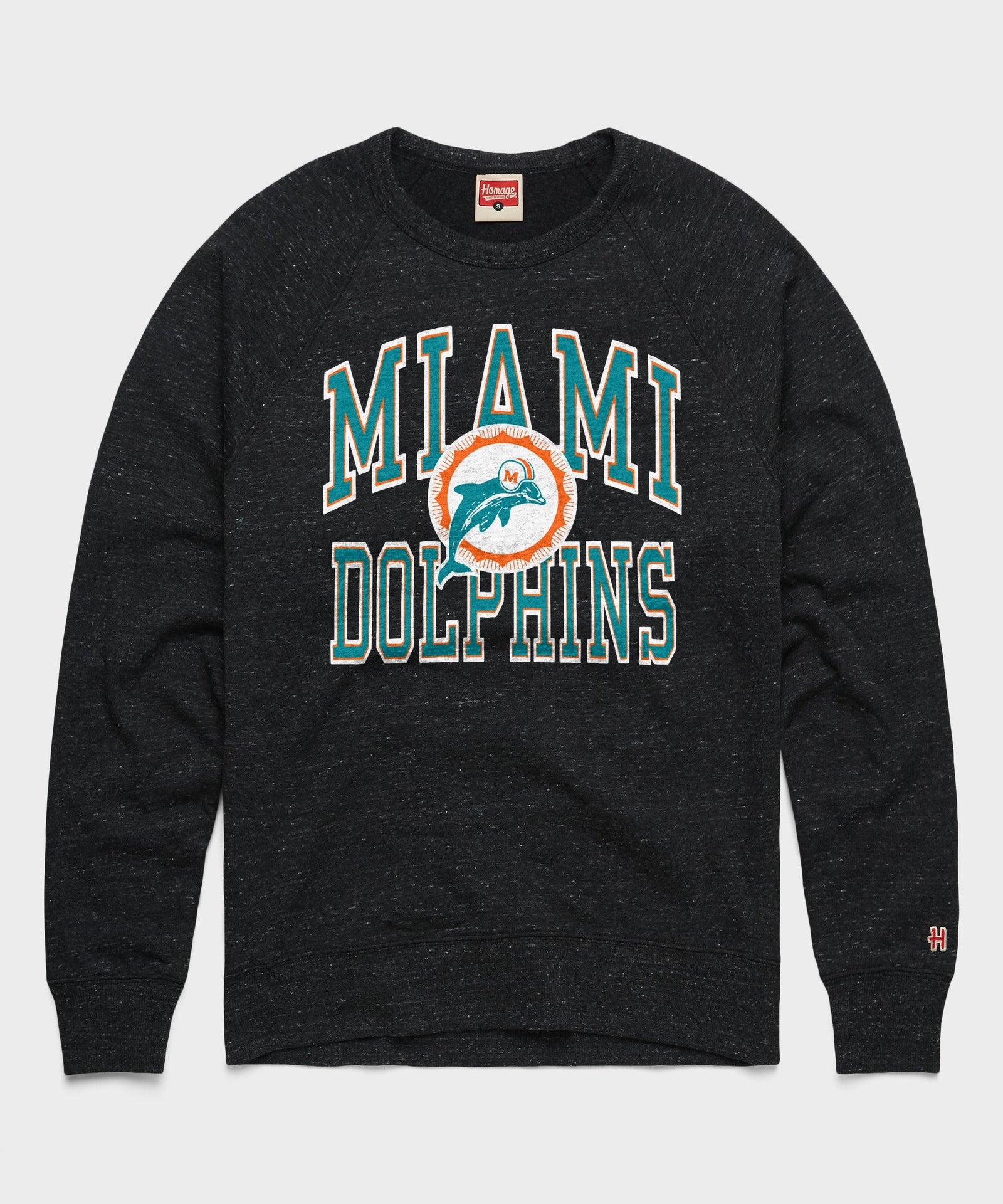 Miami Dolphins Arch Crewneck