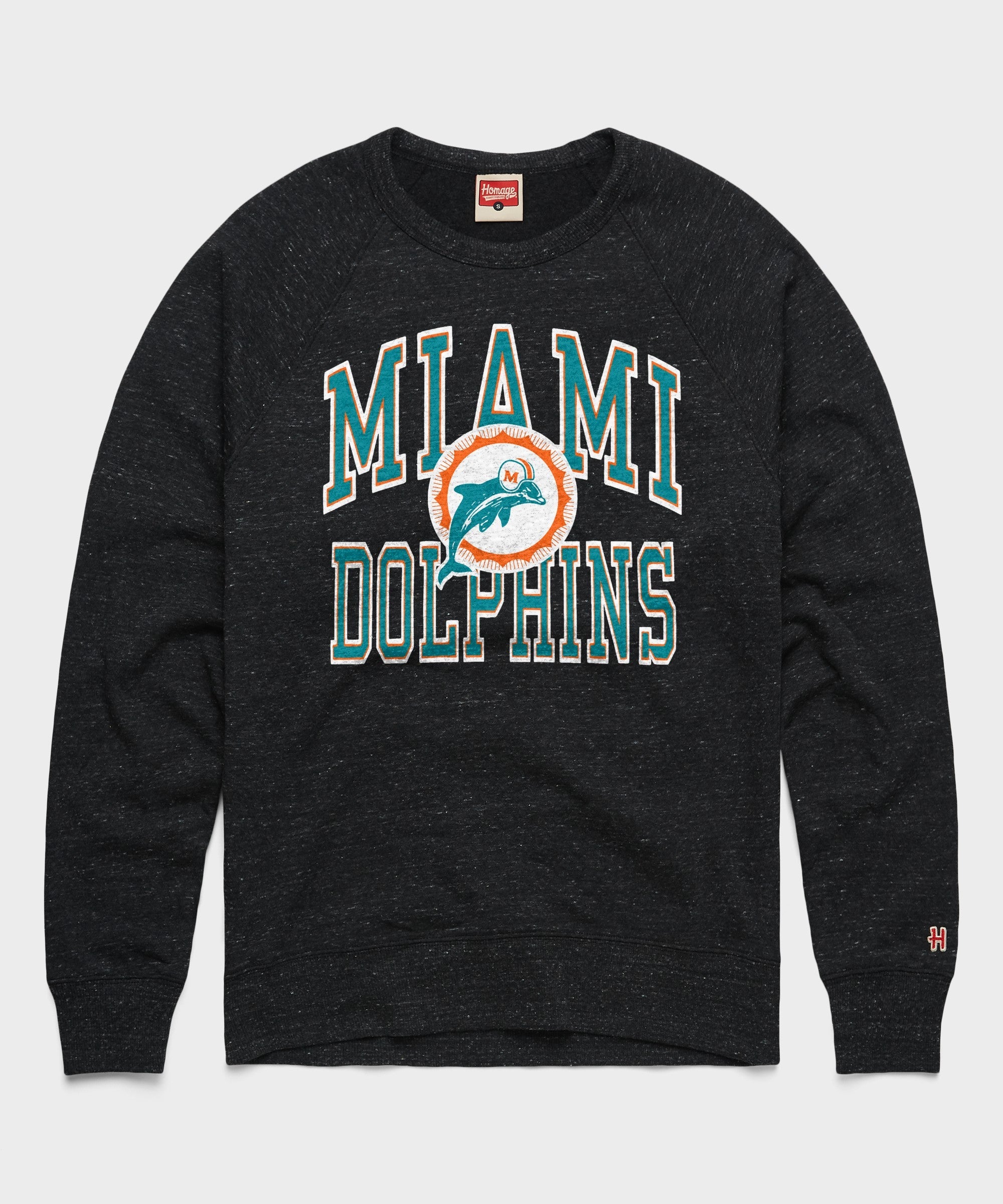 Miami Dolphins Arch Crewneck