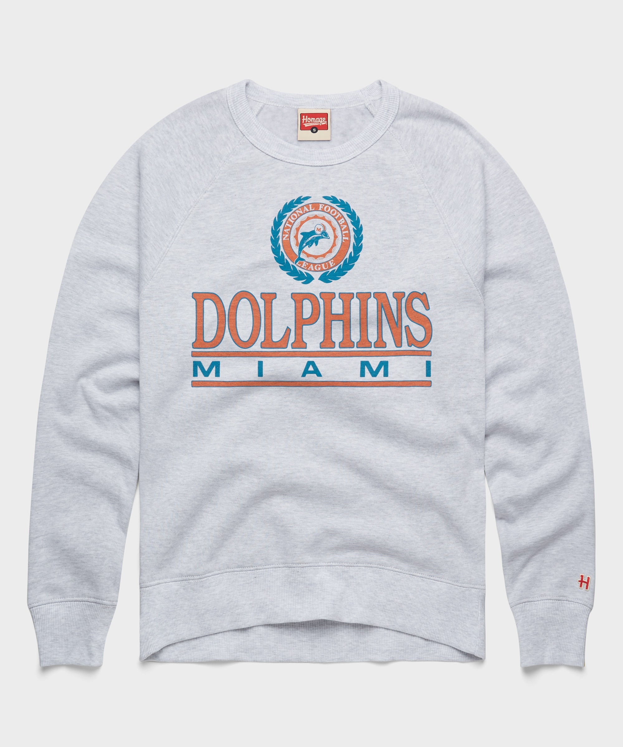 Miami Dolphins Crest Crewneck