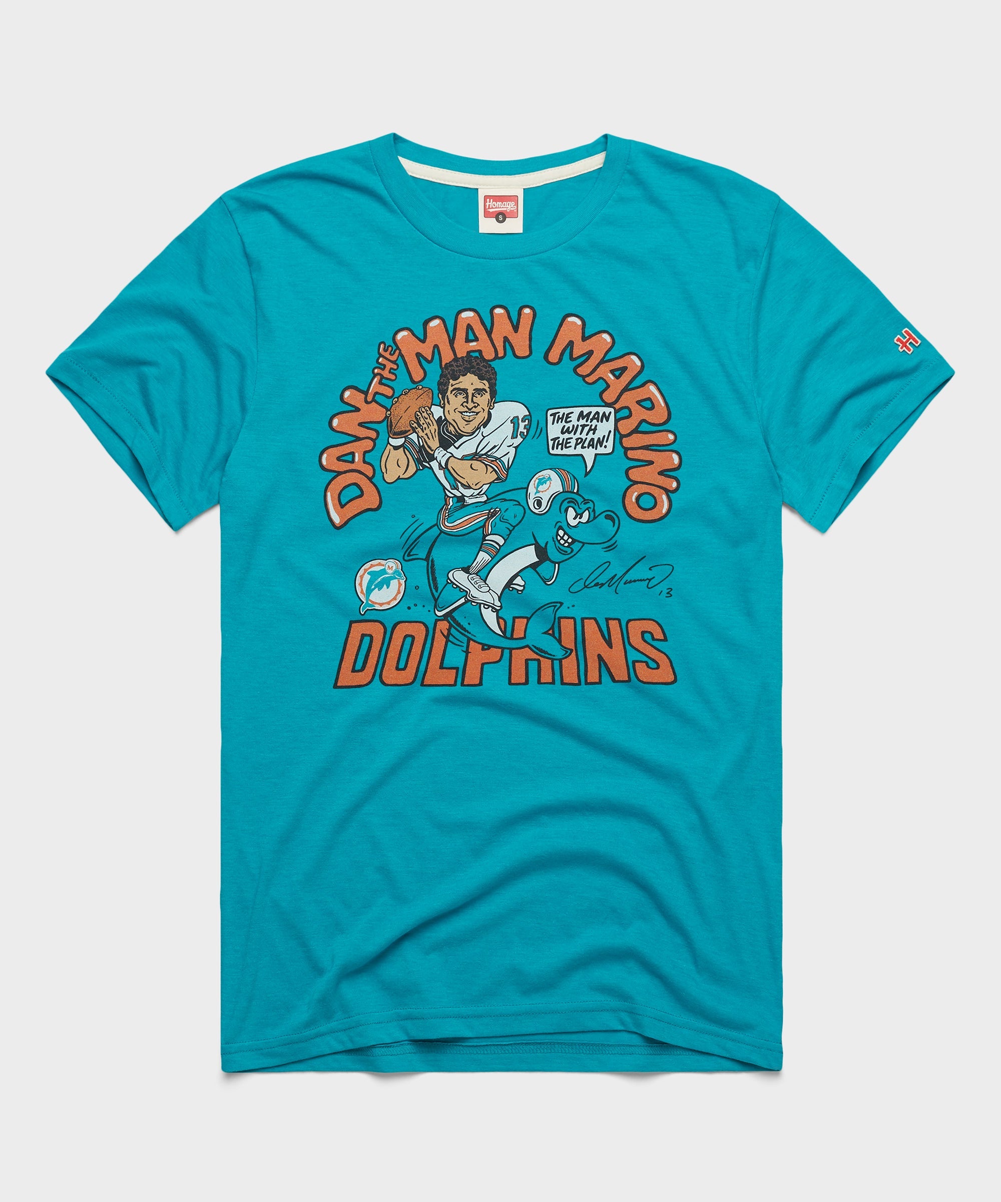 Miami Dolphins Dan Marino Signature Teal