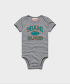 Miami Dolphins Gridiron Baby One Piece
