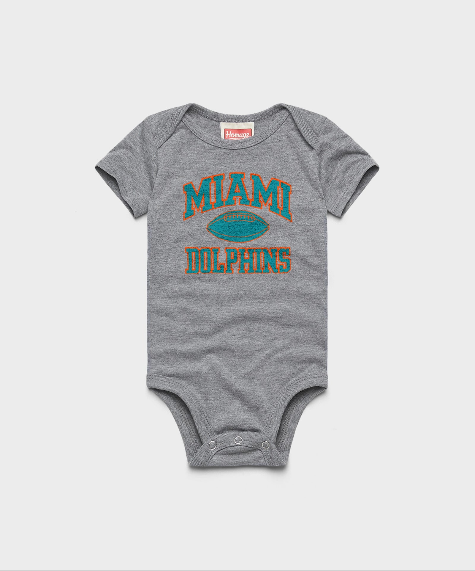 Miami Dolphins Gridiron Baby One Piece