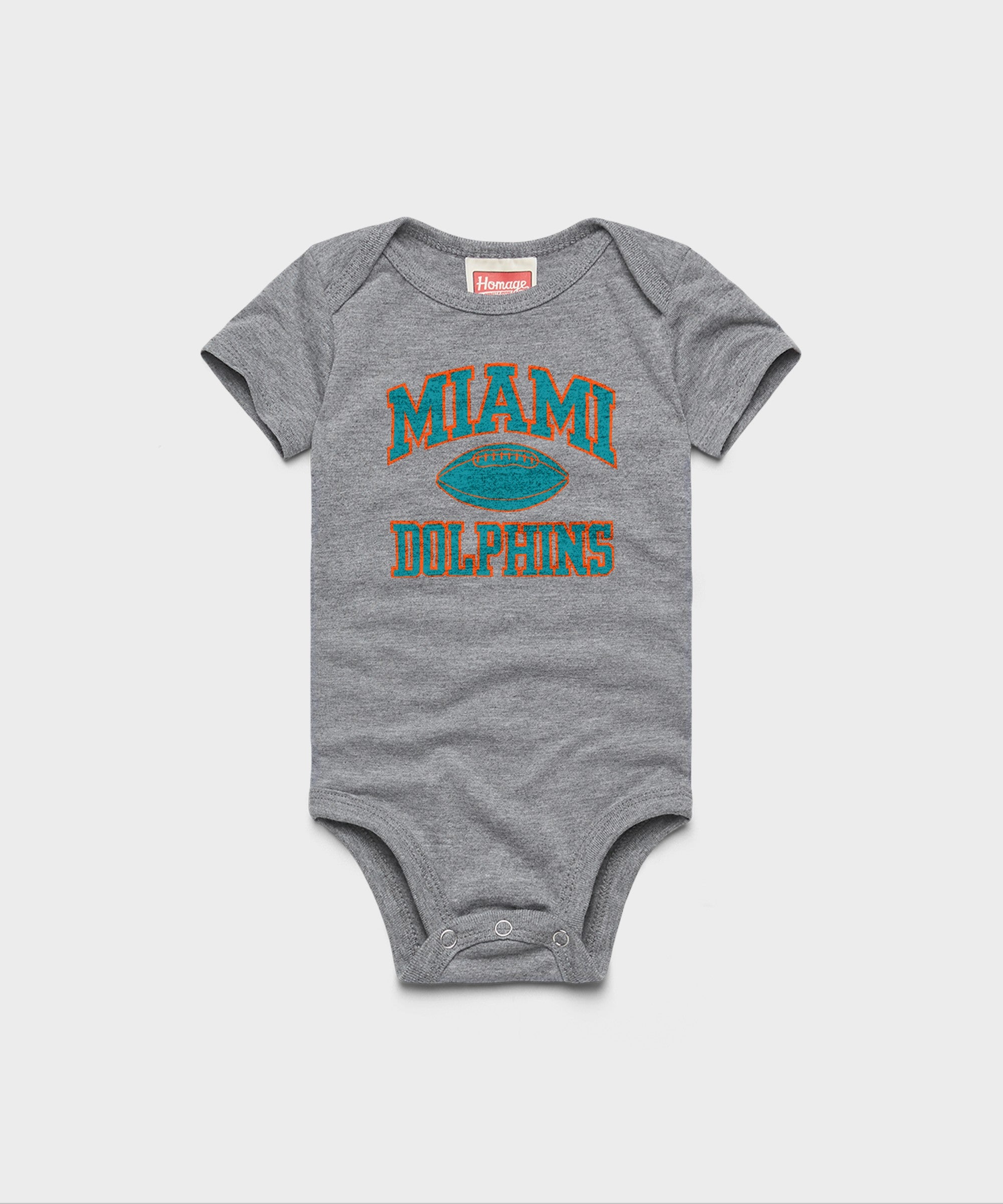 Miami Dolphins Gridiron Baby One Piece