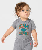 Miami Dolphins Gridiron Baby One Piece