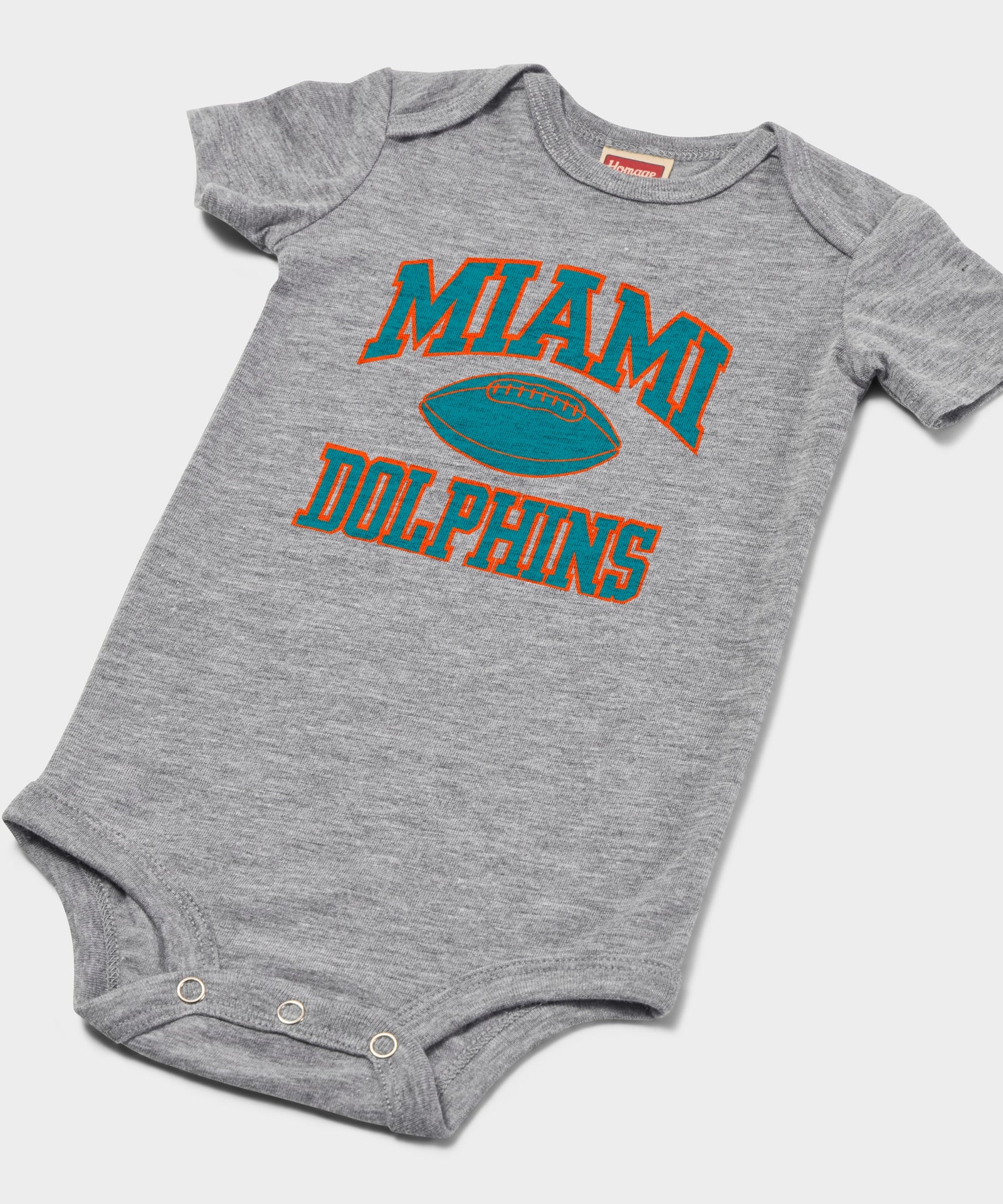 Miami Dolphins Gridiron Baby One Piece
