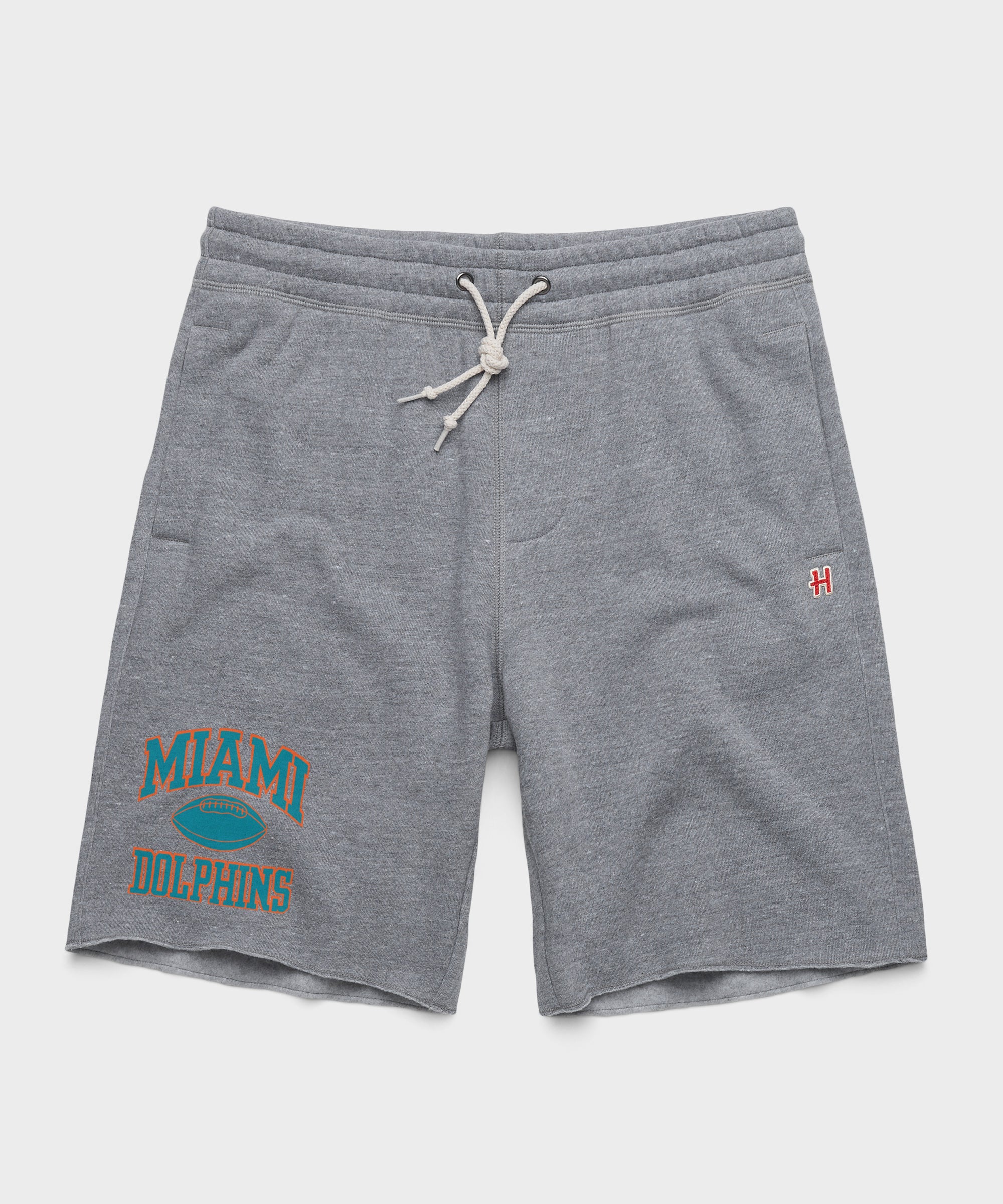 Miami Dolphins Gridiron Sweat Shorts Grey
