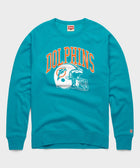 Miami Dolphins Helmet Retro Crewneck