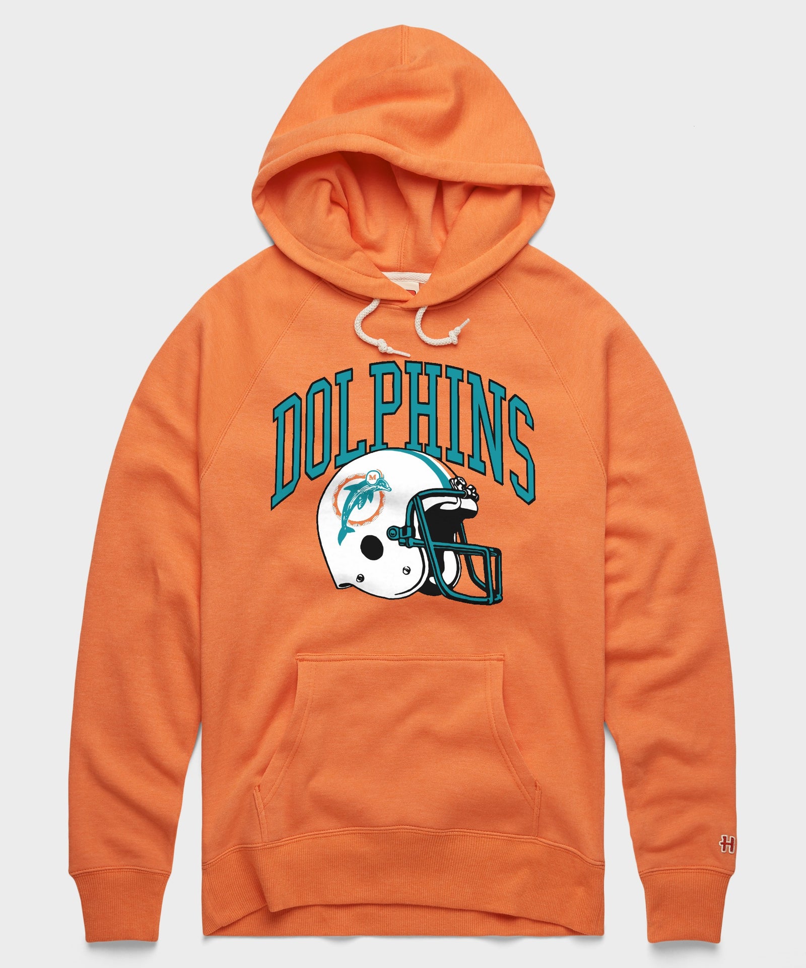 Miami Dolphins Helmet Retro Hoodie