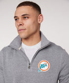 Miami Dolphins '66 Applique Quarter Zip Pullover