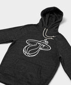Miami Heat Blacktop Logo Hoodie