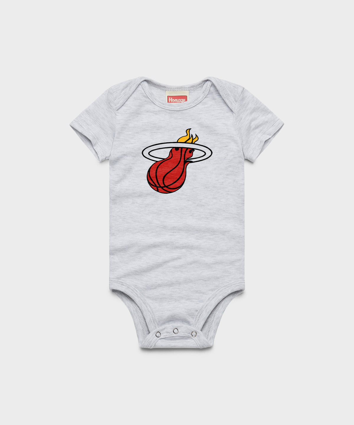 miami heat basketball jersey dress Logo Baby One Piece from Homage. | Ash off to the final Homemade Blue Cheese Dressing. _okendo:syndication_key:CL136959002 Color:Iris