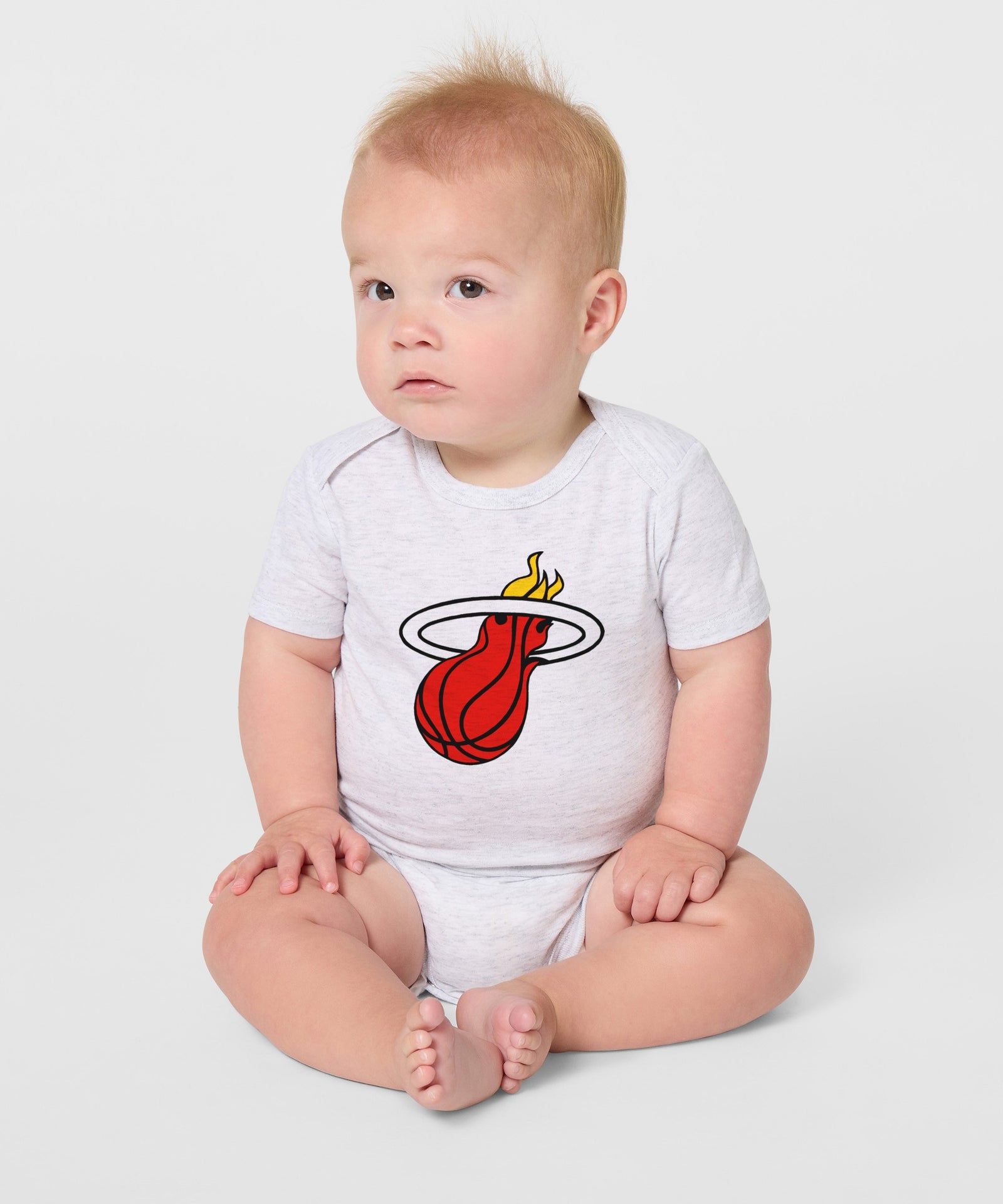Miami Heat Logo Baby One Piece