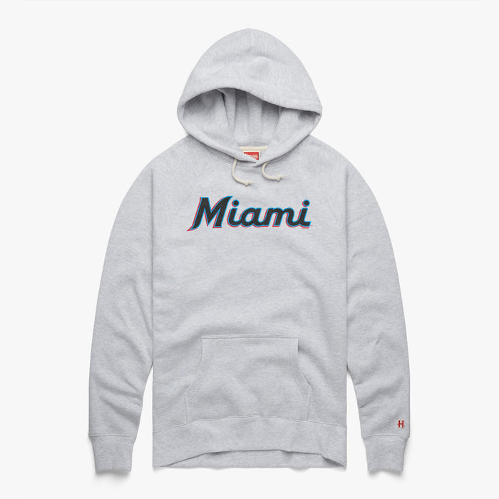 Miami Marlins Jersey Logo Hoodie