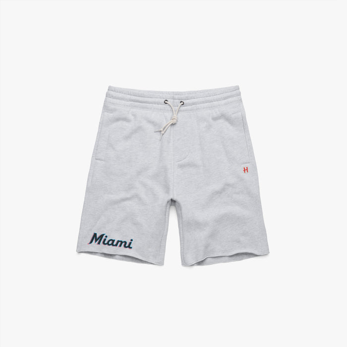 Miami Marlins Jersey Logo Sweat Shorts