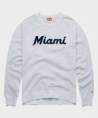 Miami Marlins Jersey Logo '19 Crewneck