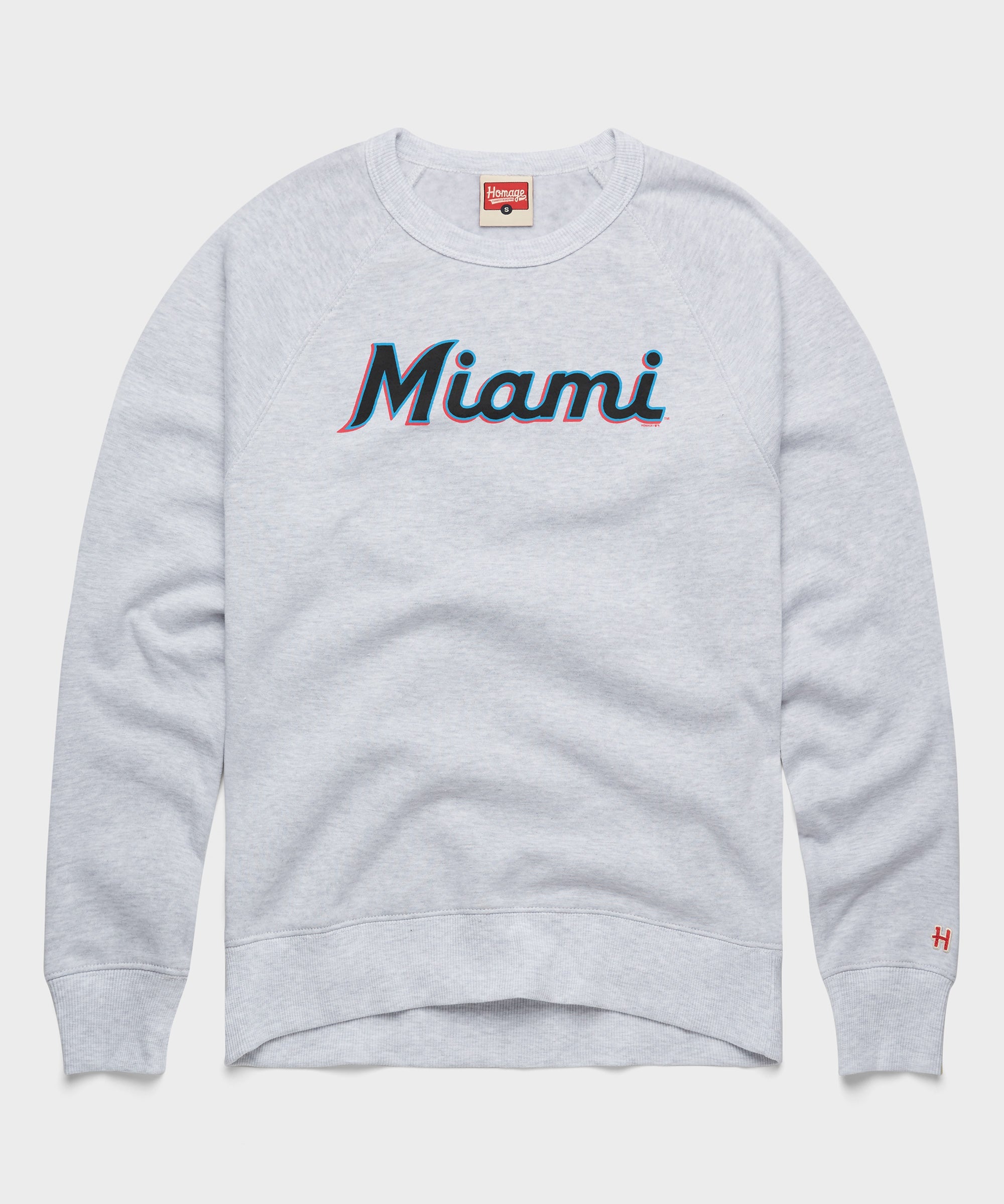 Miami Marlins Jersey Logo '19 Crewneck