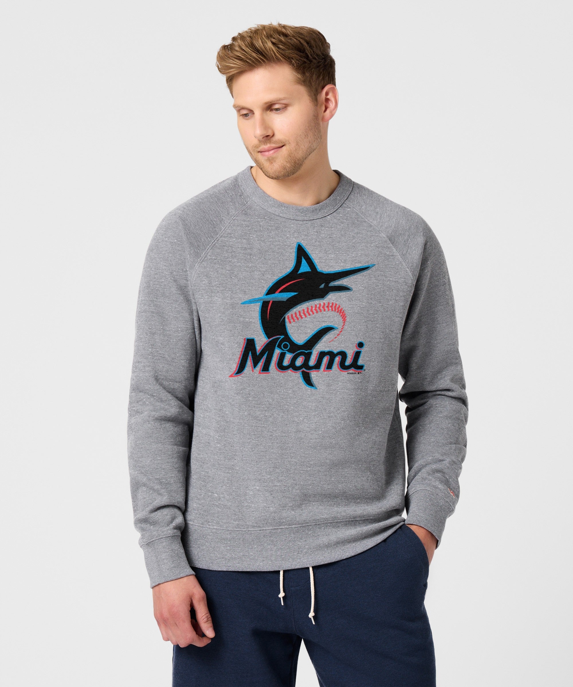 miami marlins '19 crewneck