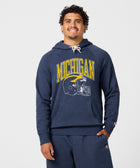 Michigan Wolverines Helmet Hoodie