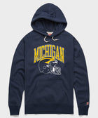Michigan Wolverines Helmet Hoodie
