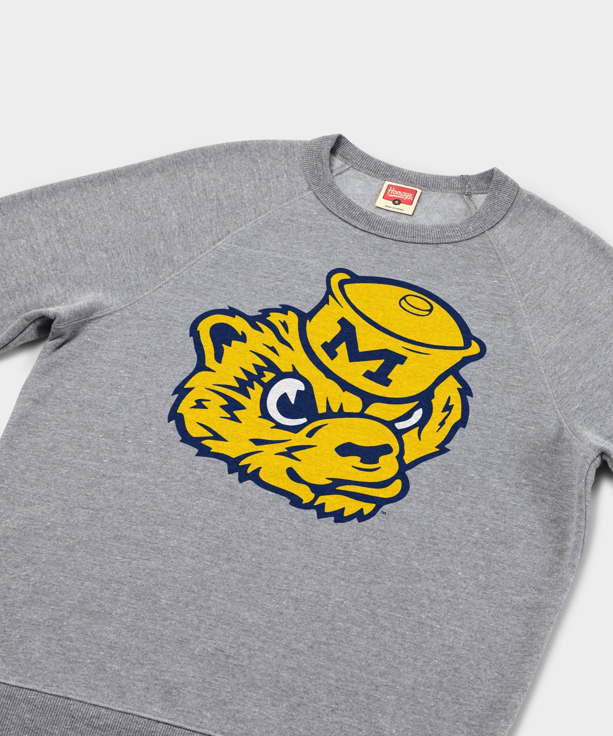Michigan Wolverines Mascot Crewneck