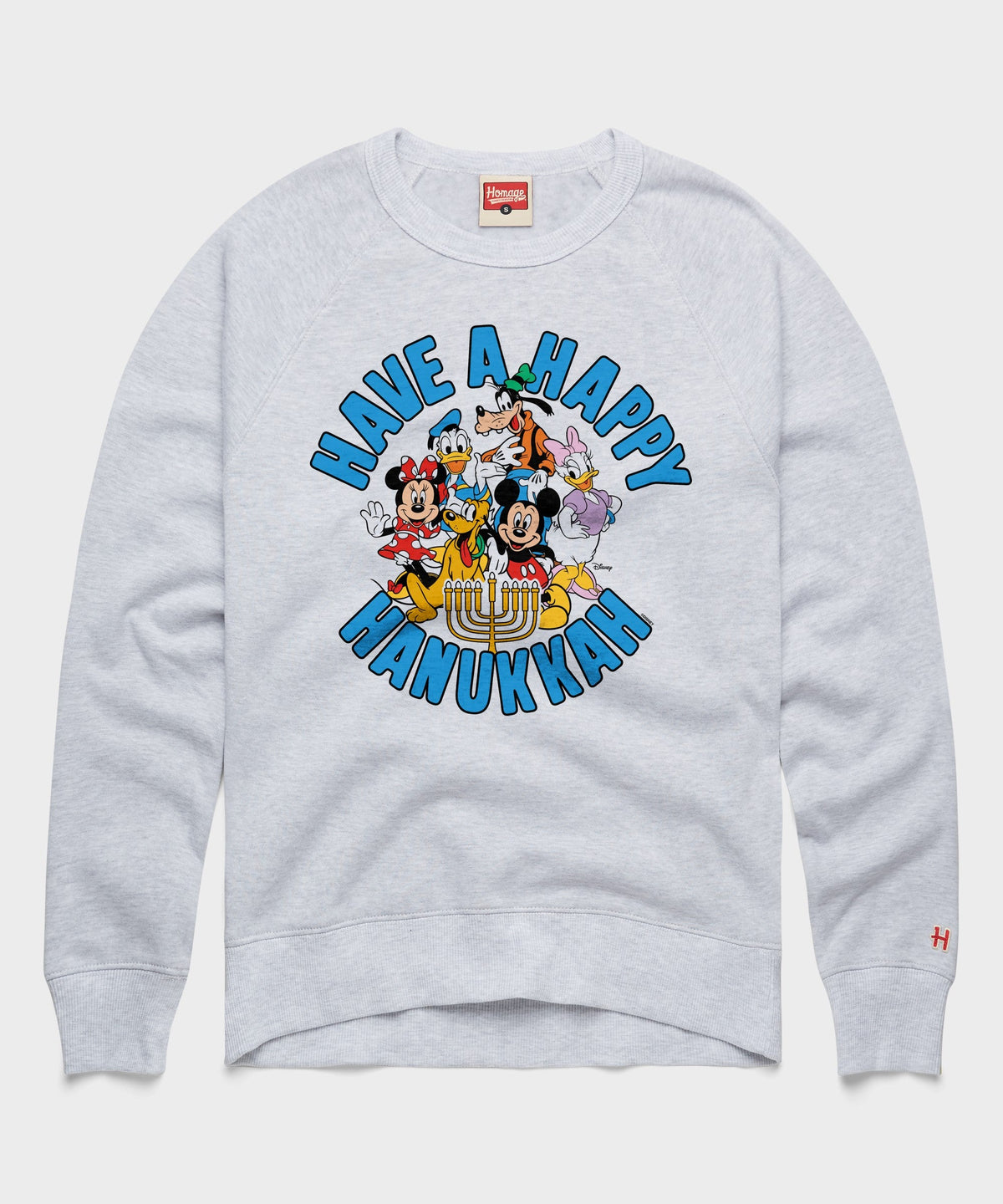 Mickey And Friends Happy Hanukkah Crewneck