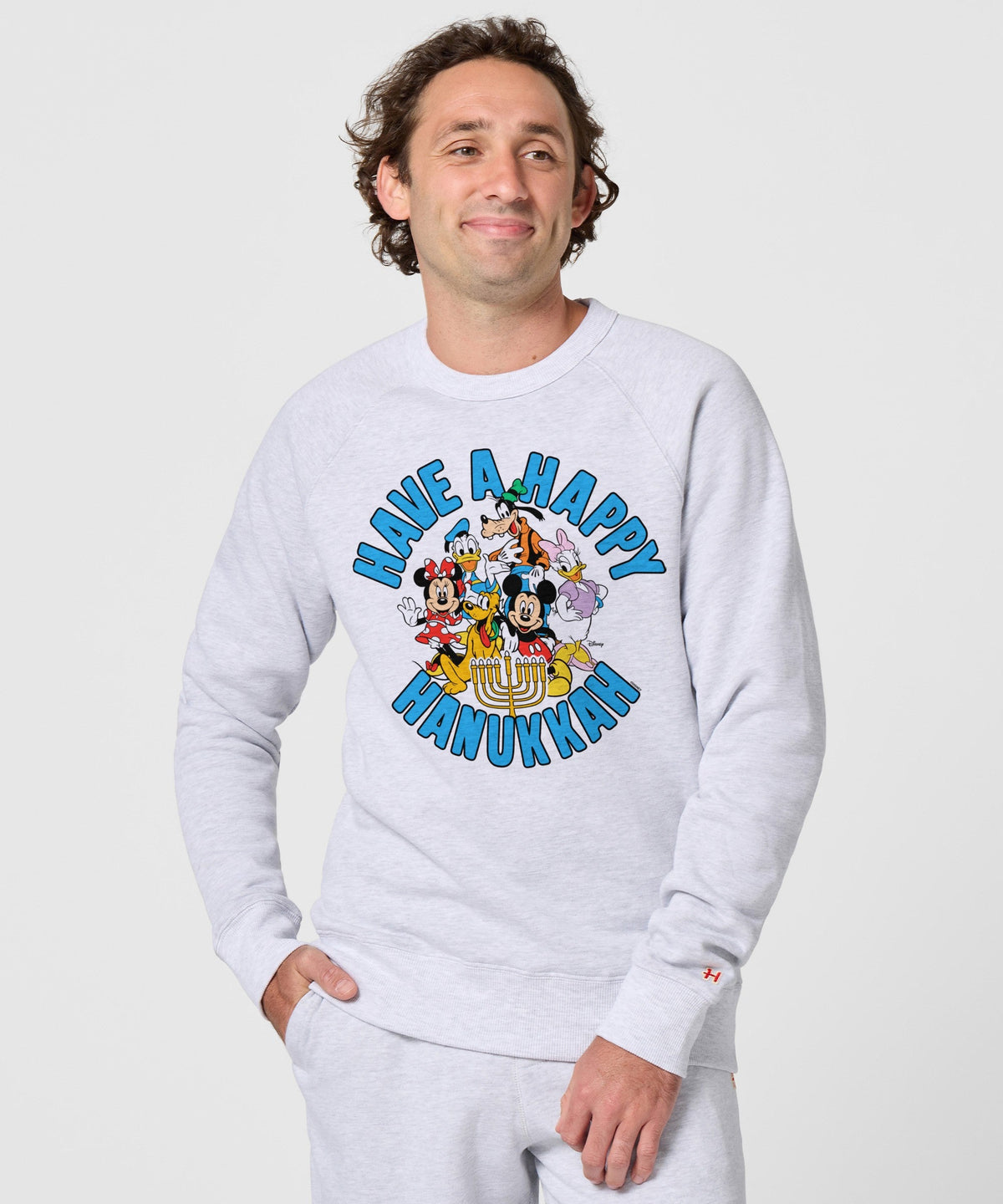 Mickey And Friends Happy Hanukkah Crewneck
