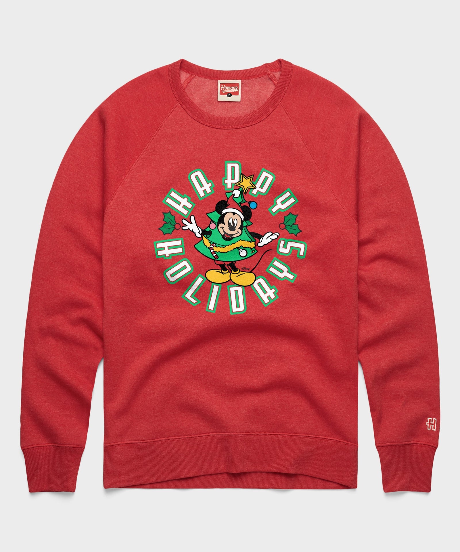 Mickey Mouse Happy Holidays Crewneck
