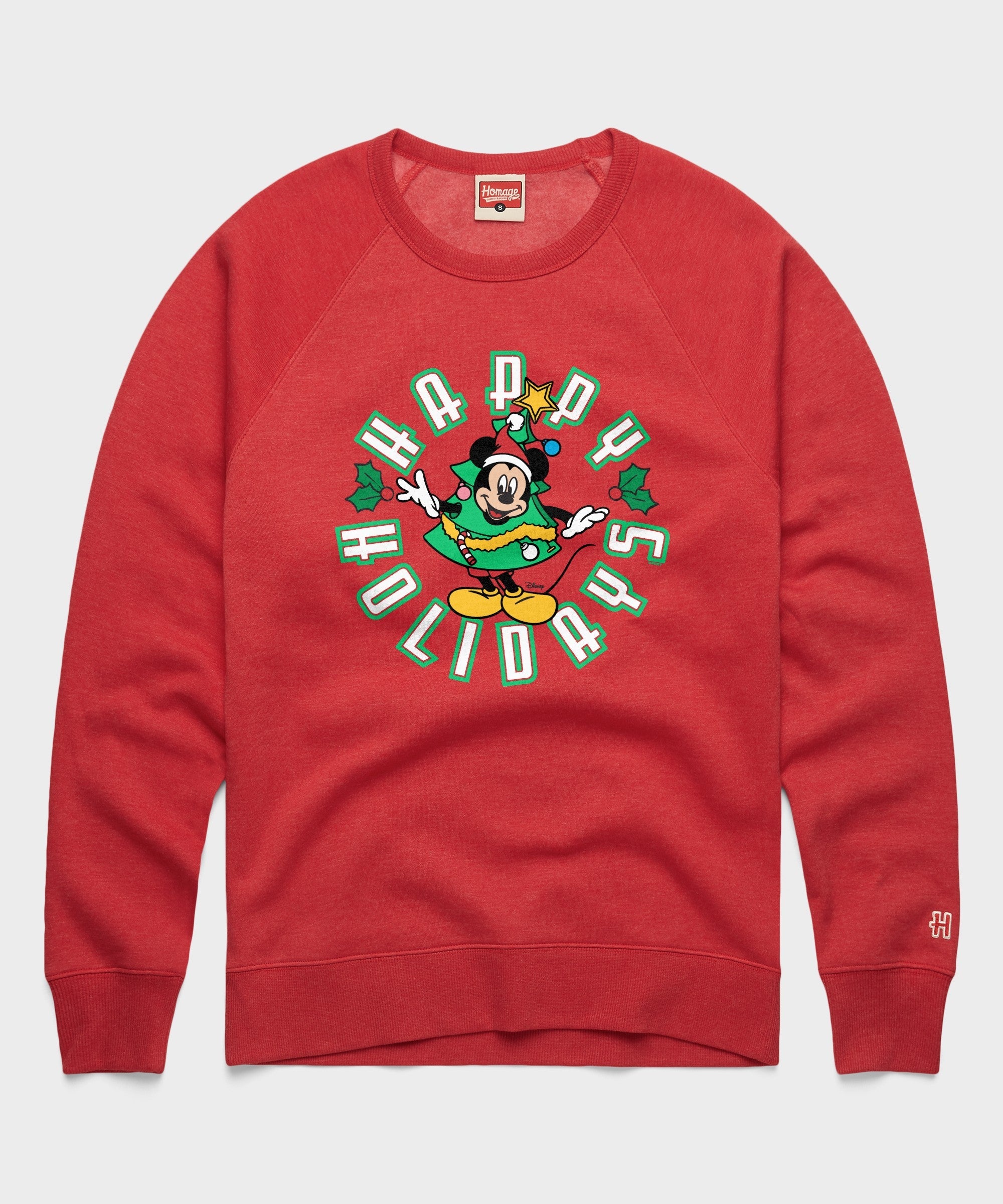 Mickey Mouse Happy Holidays Crewneck