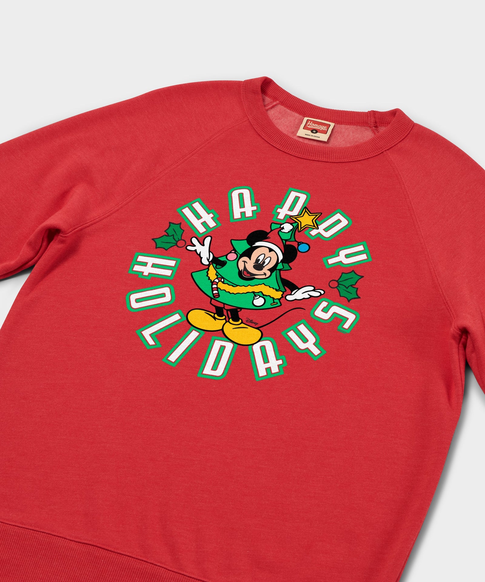 Mickey Mouse Happy Holidays Crewneck