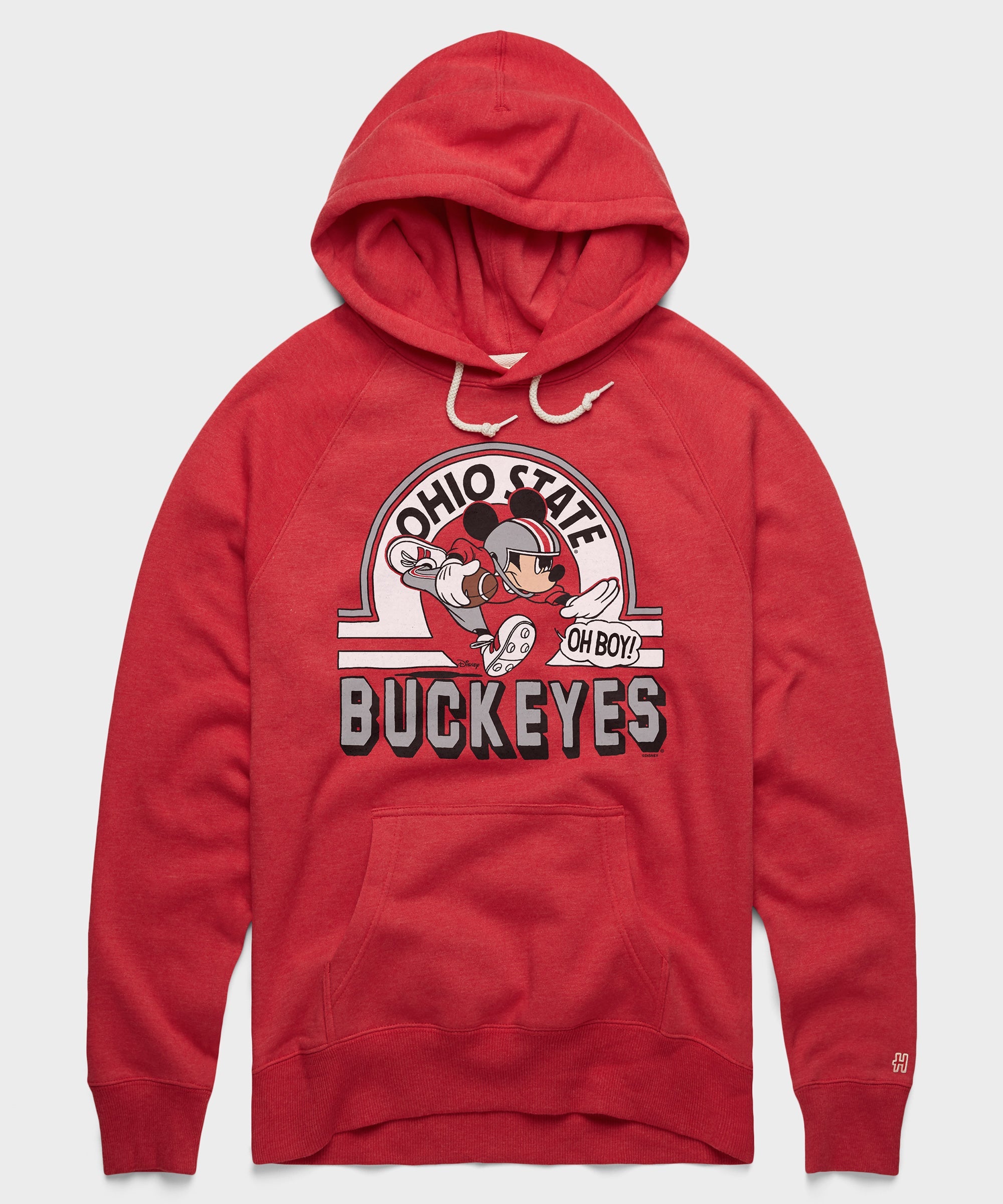Mickey Mouse x Ohio State Hoodie Red