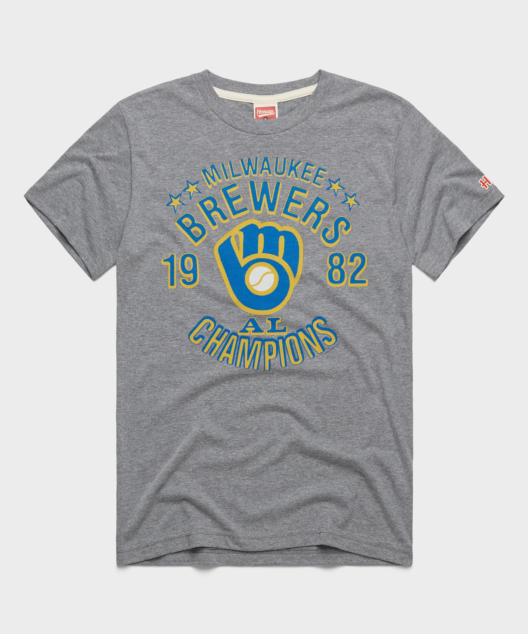 Milwaukee Brewers 1982 AL Champs Grey