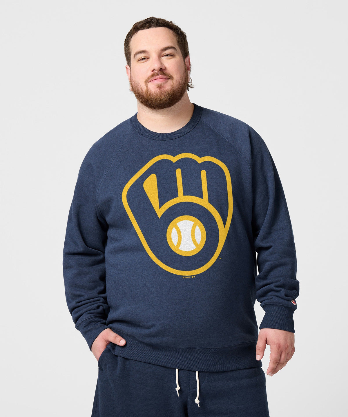 Milwaukee Brewers Cap Logo '20 Crewneck