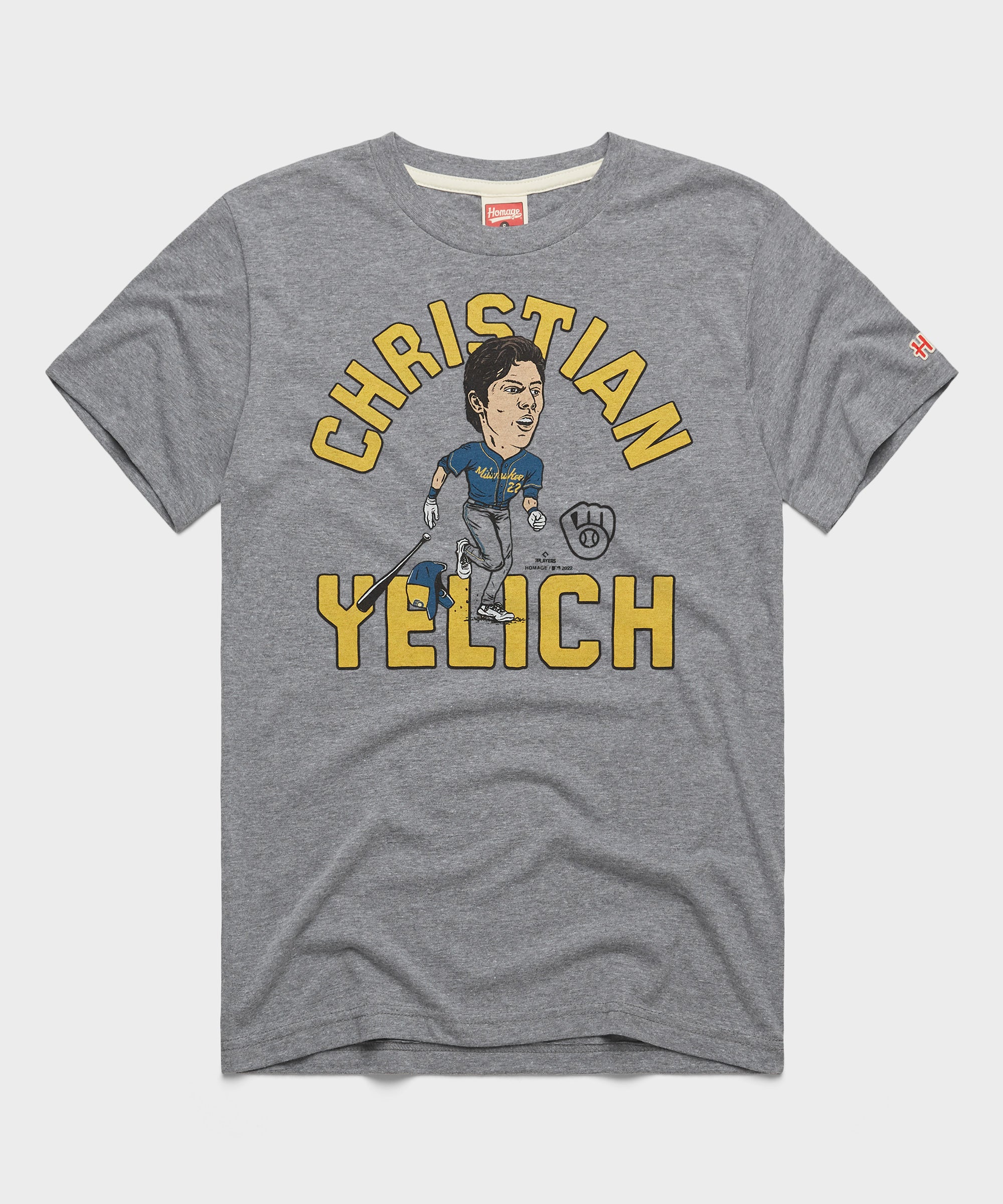 Milwaukee Brewers Christian Yelich Grey