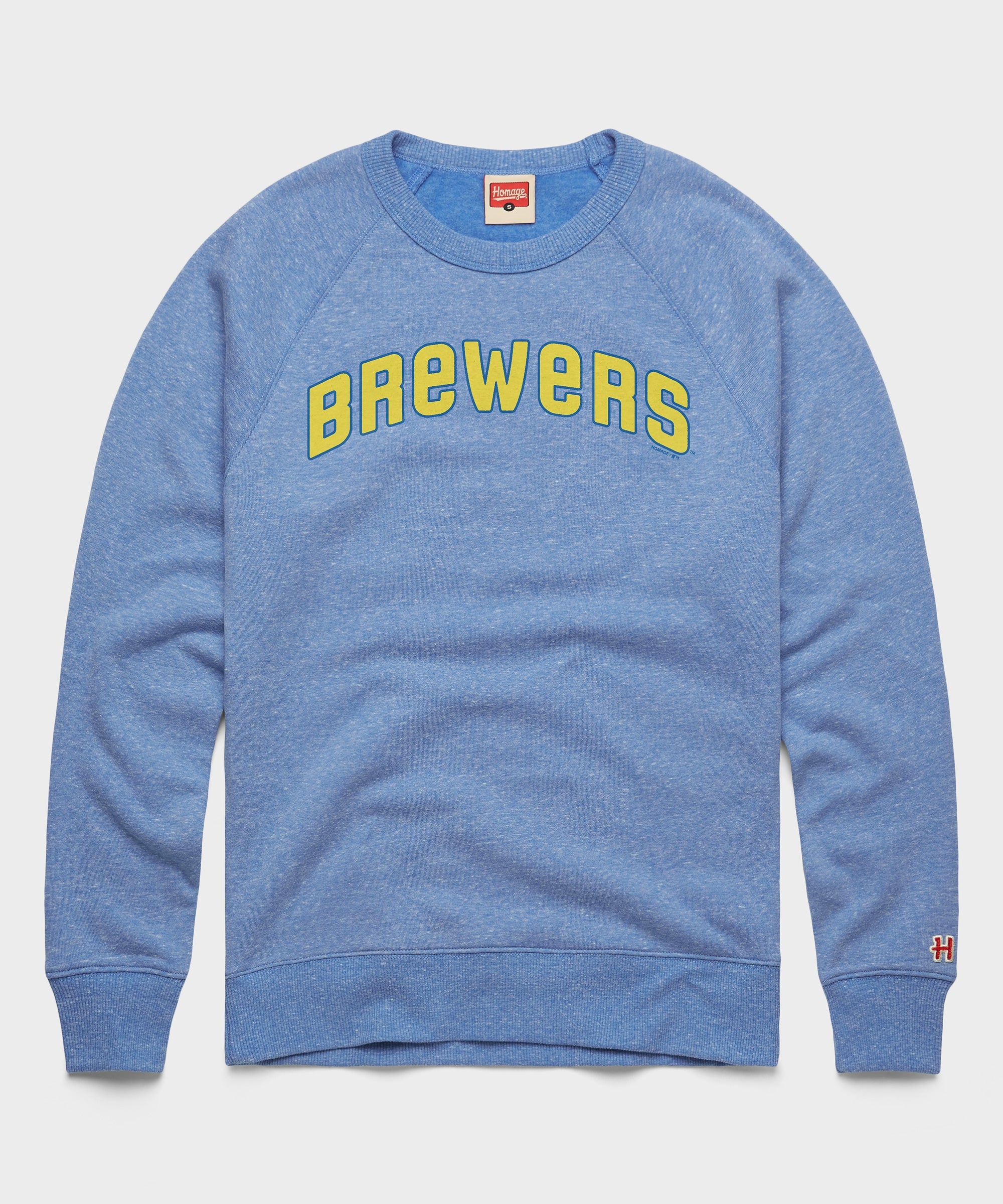 Milwaukee Brewers Jersey Logo '70 Crewneck